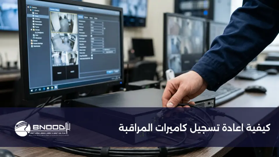 كيفية اعادة تسجيل كاميرات المراقبة