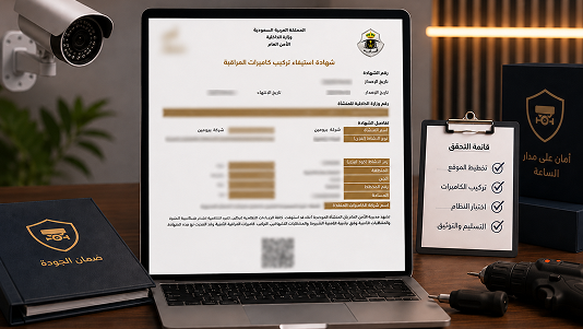 خدمات-services-CCTV-CCTV Compliance Certificate